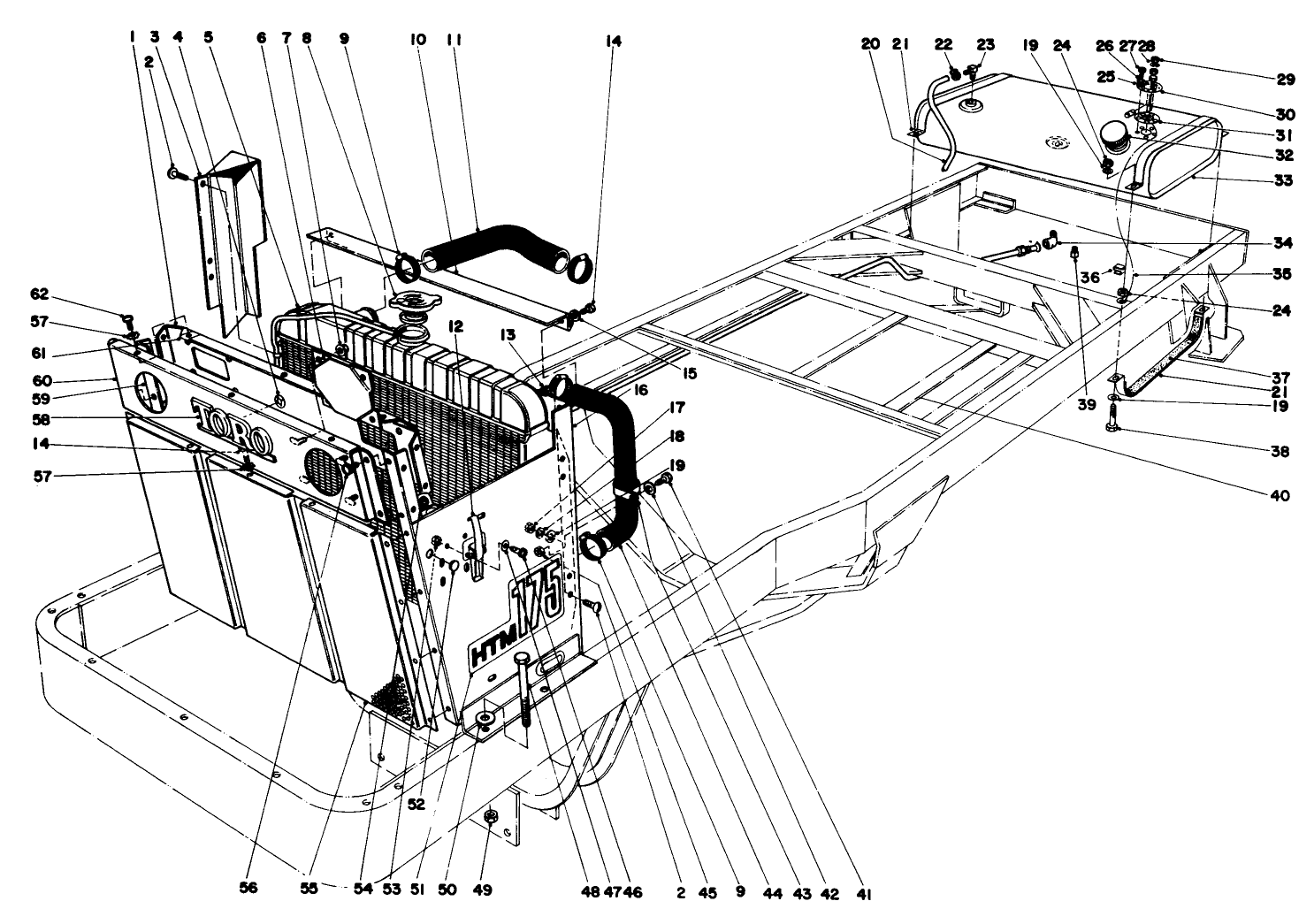 Radiator And Grille Assembly