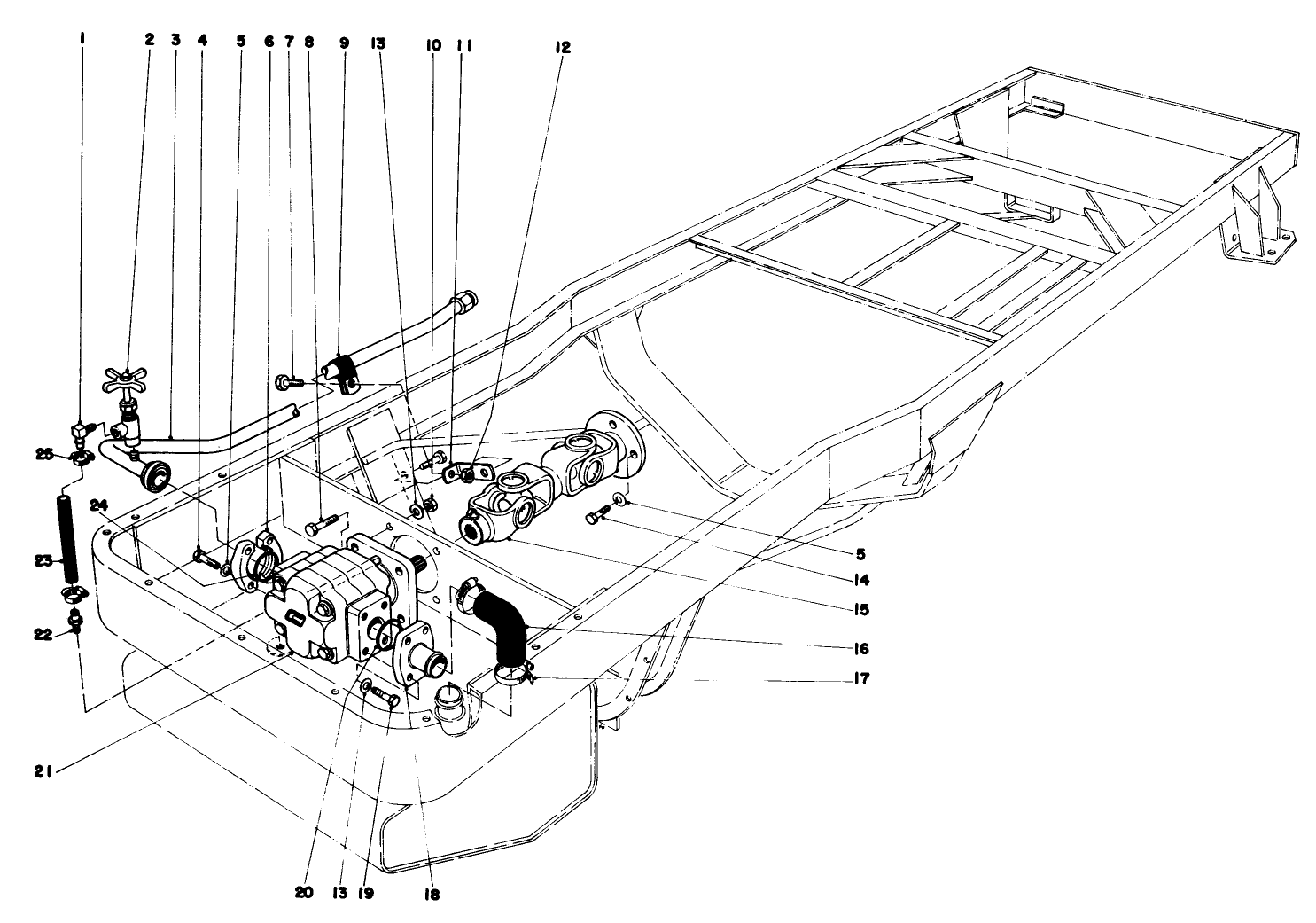 Hydraulic Pump And Universal Drive Assembly