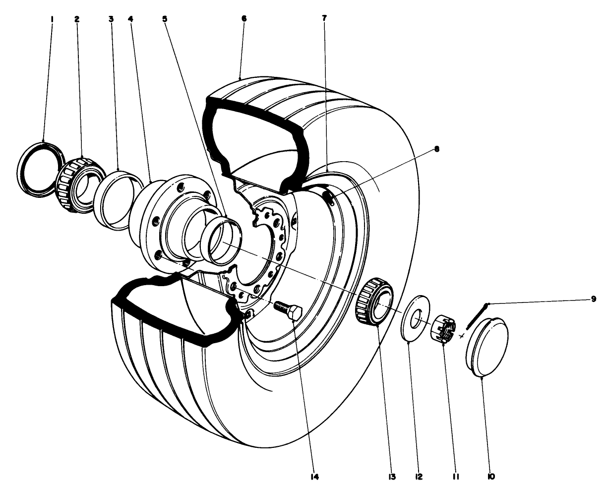 Front Wheels And Rim 9.5 L-14