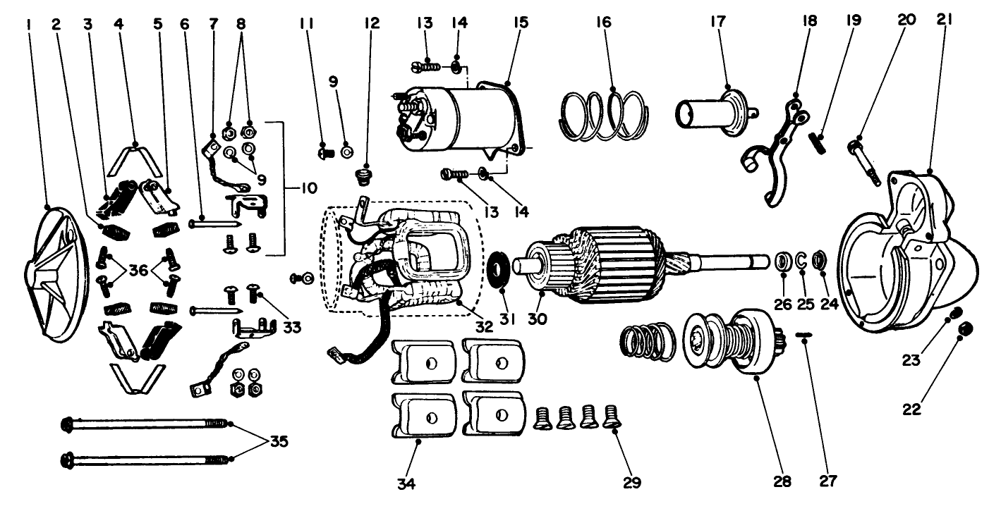 Starter Motor Assembly No. 19-3460