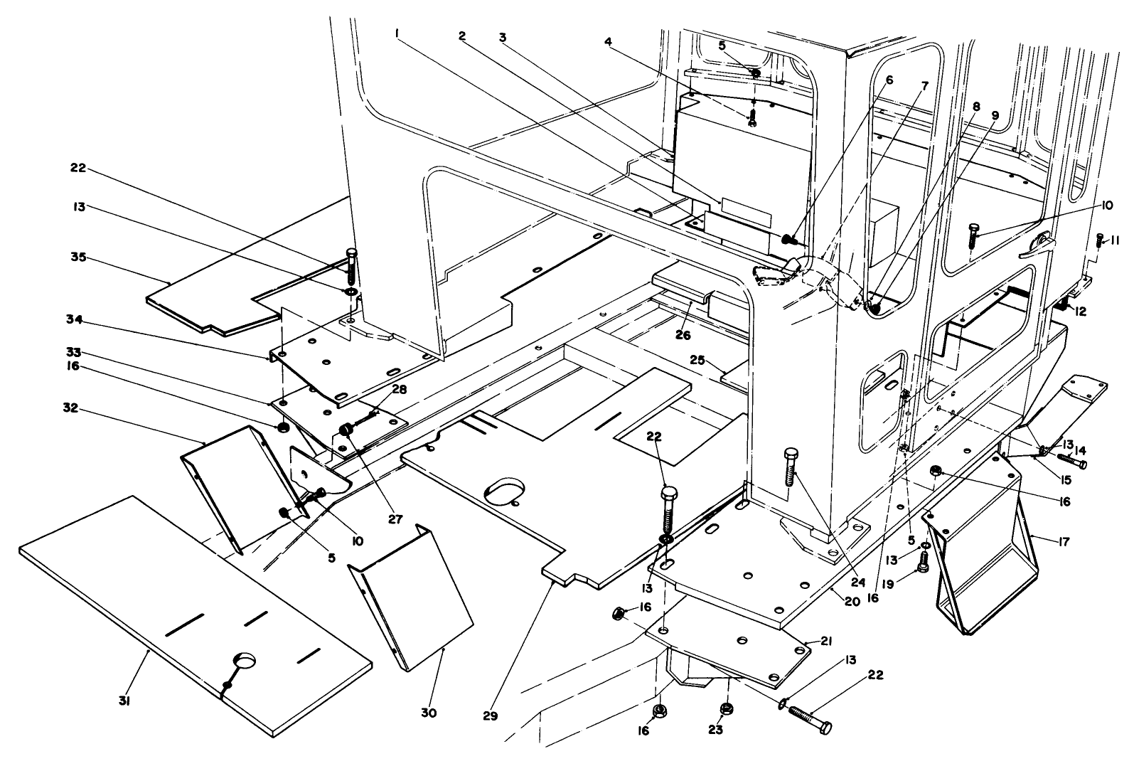 Cab Mounting Kit No. 70159