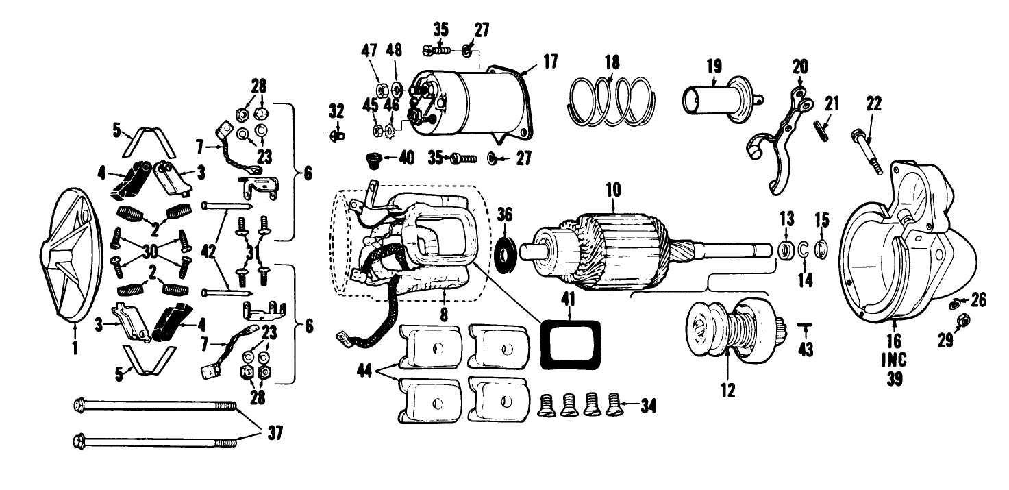 Starter Motor Assembly No. 36-2650