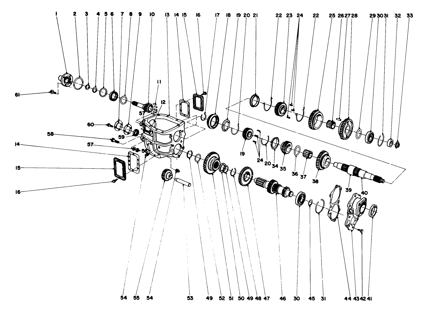 Transmission Assembly No. 44-1160