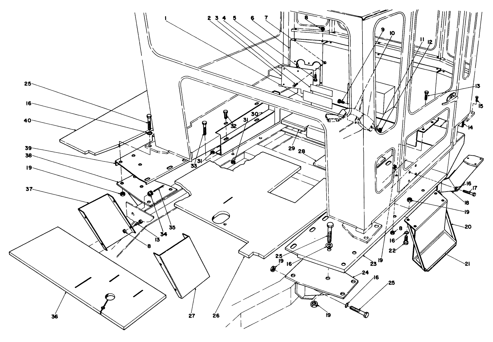 Cab Mounting Kit No. 70157
