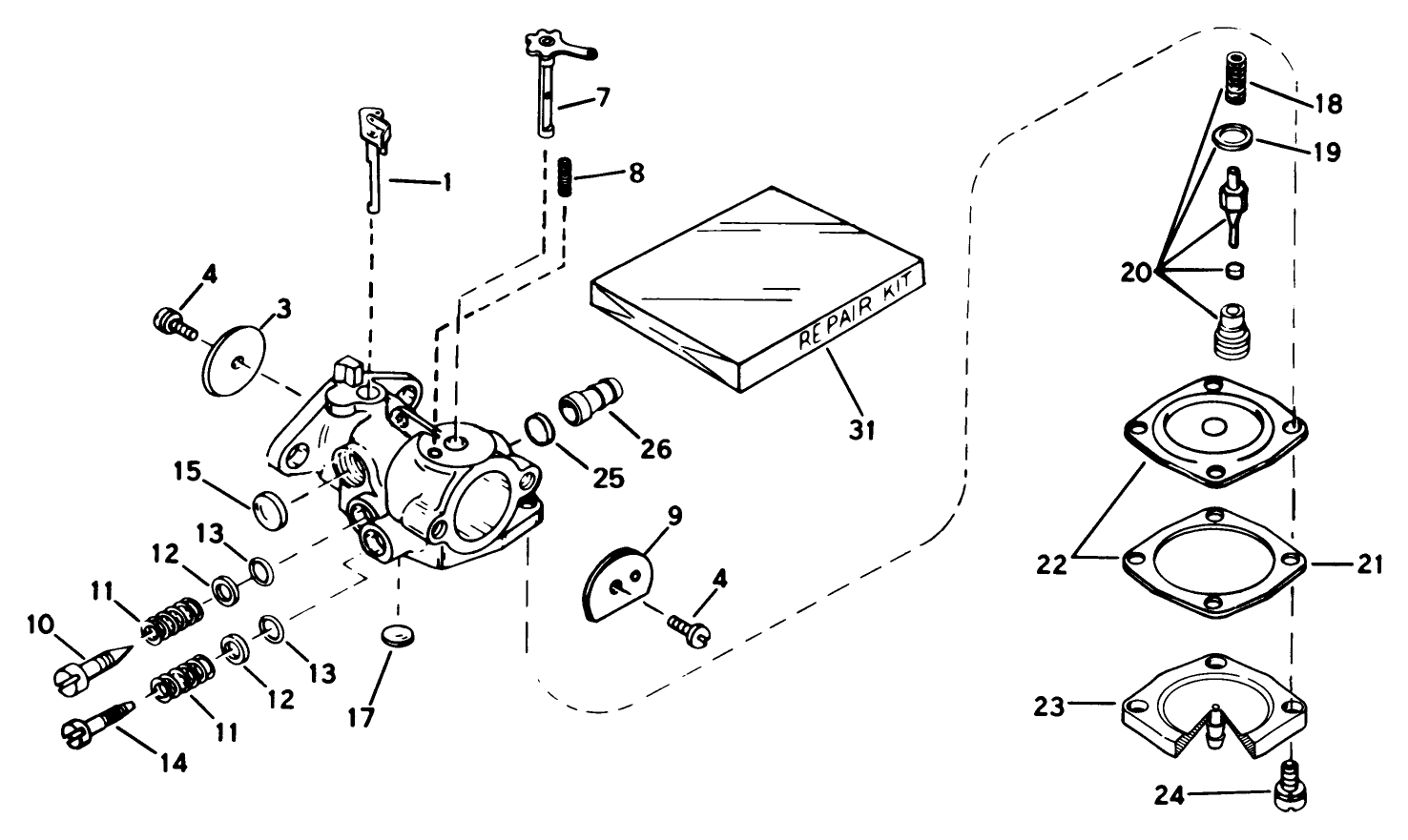 Carburetor No. 632142a