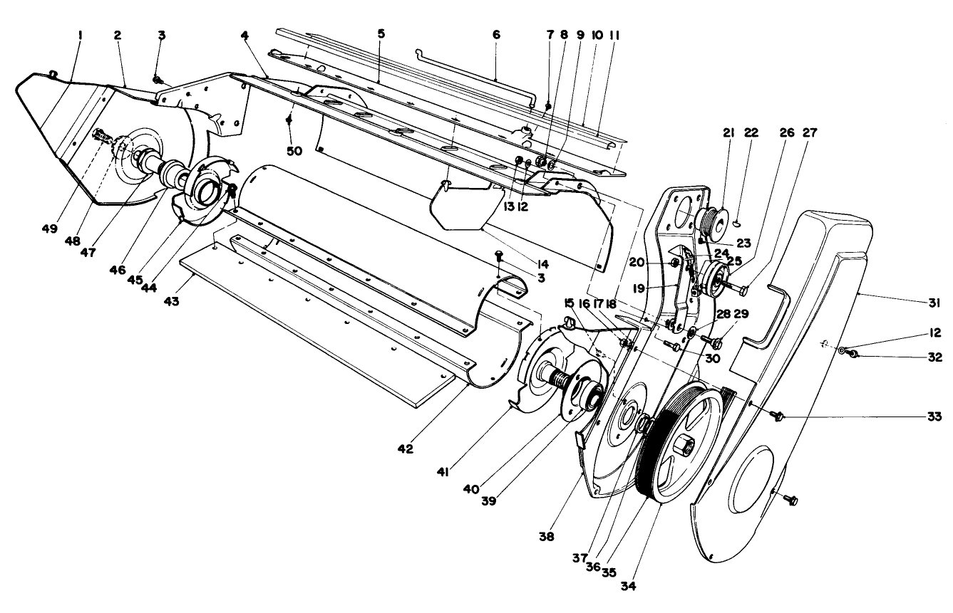 Lower Main Frame Assembly