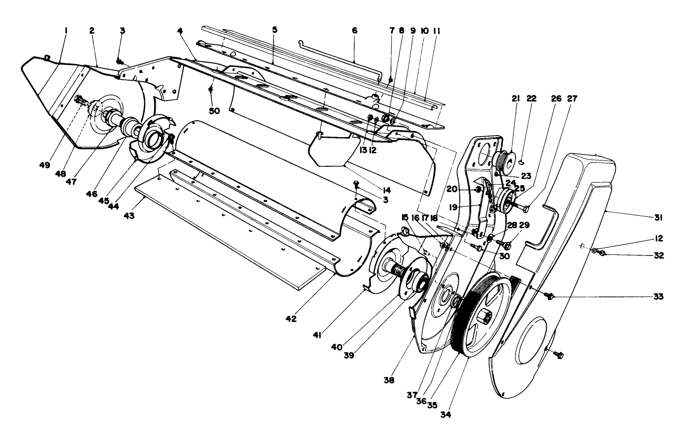 Lower Main Frame Assembly