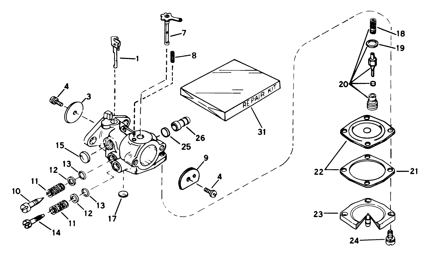 Carburetor No. 632142