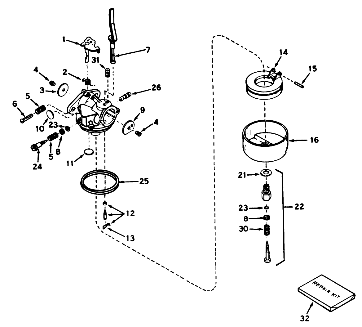 Carburetor No. 631927