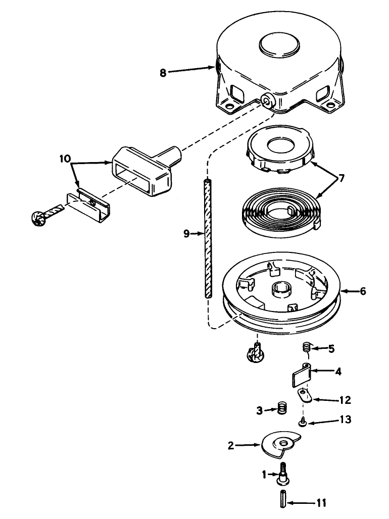 Rewind Starter No. 590473