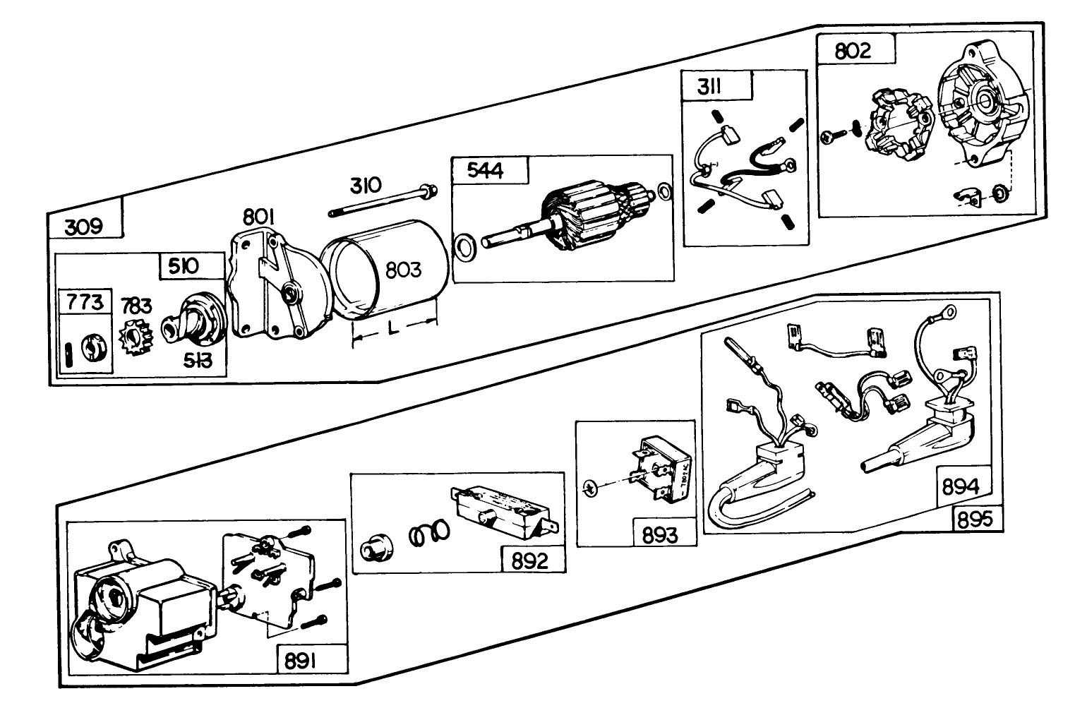 Starter Motor Kit Modle No. 37-4630 (opitional)