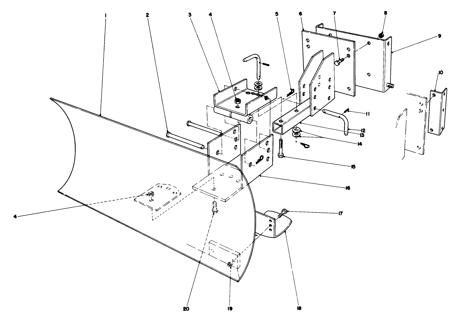 Grader Blade Assembly Model 59099