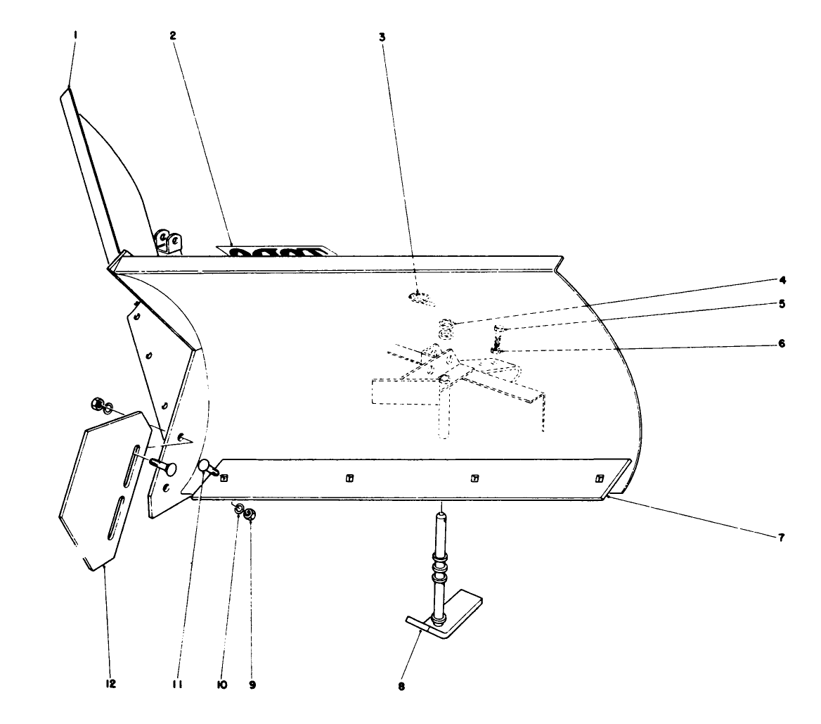 V-Plow Model No. 30750 (optional)