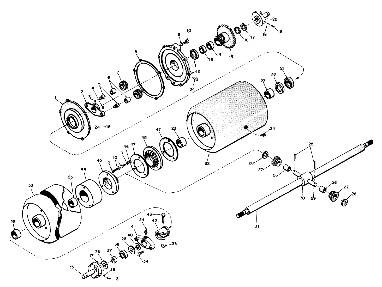 Drum And Axle Assembly
