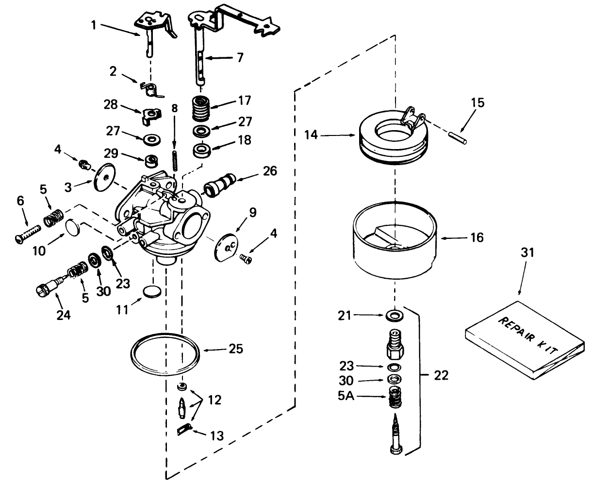 Carburetor No. 632109