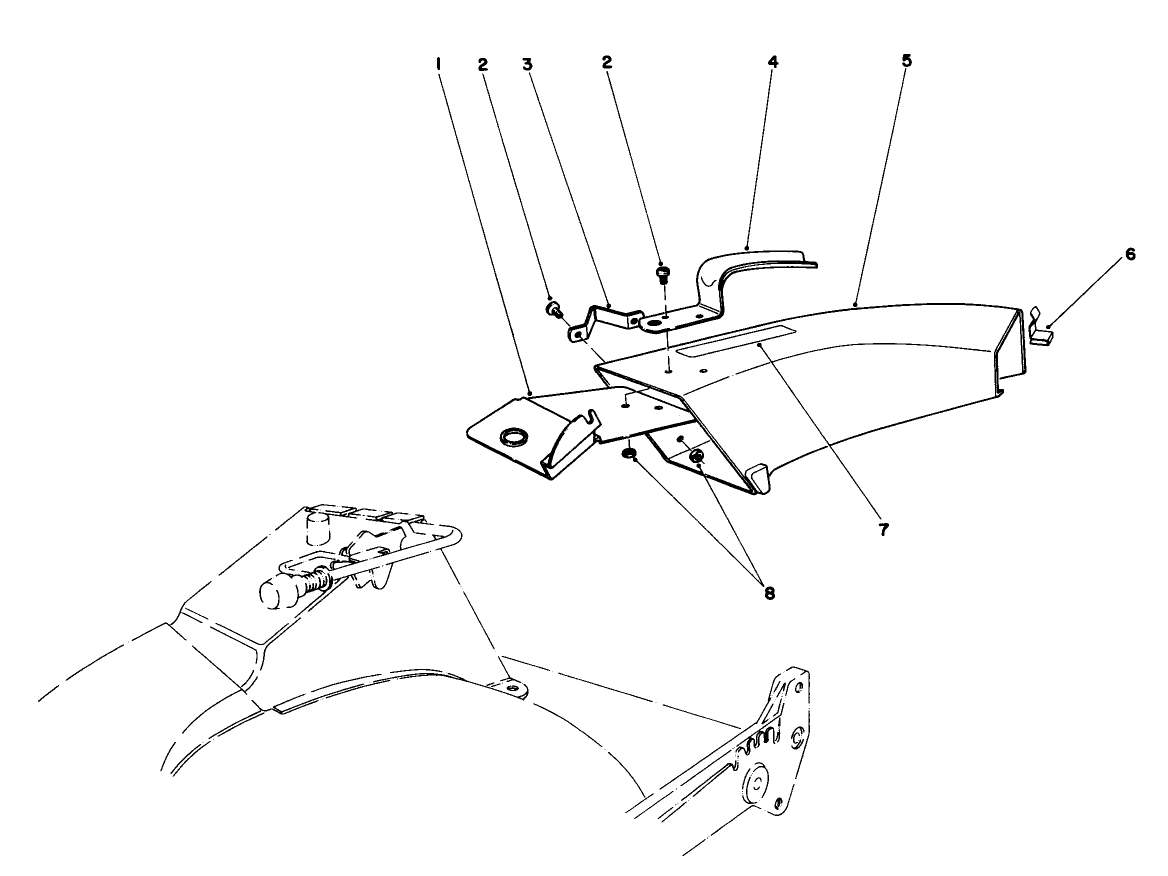 Side Discharge Chute Model No. 59108 (optional)