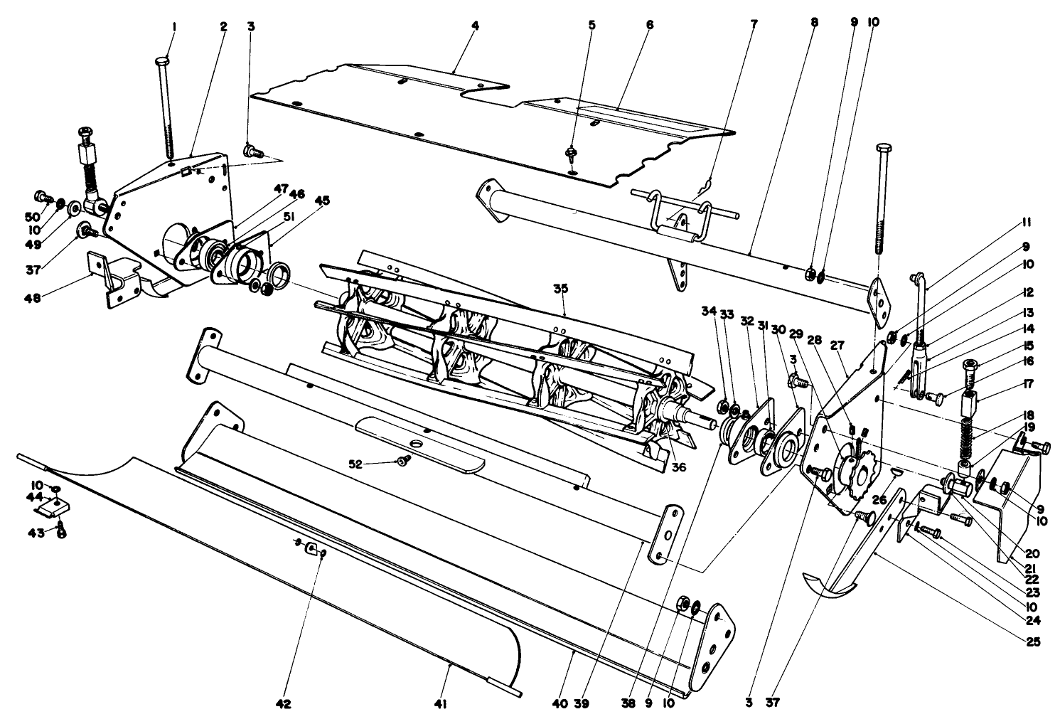 Rear Cutting Unit Assembly