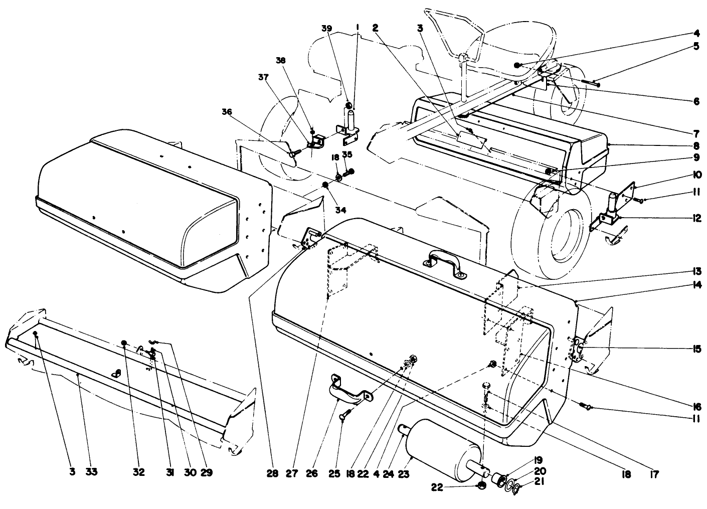 Grass Catcher Kit (optional) Part No. 4-7469