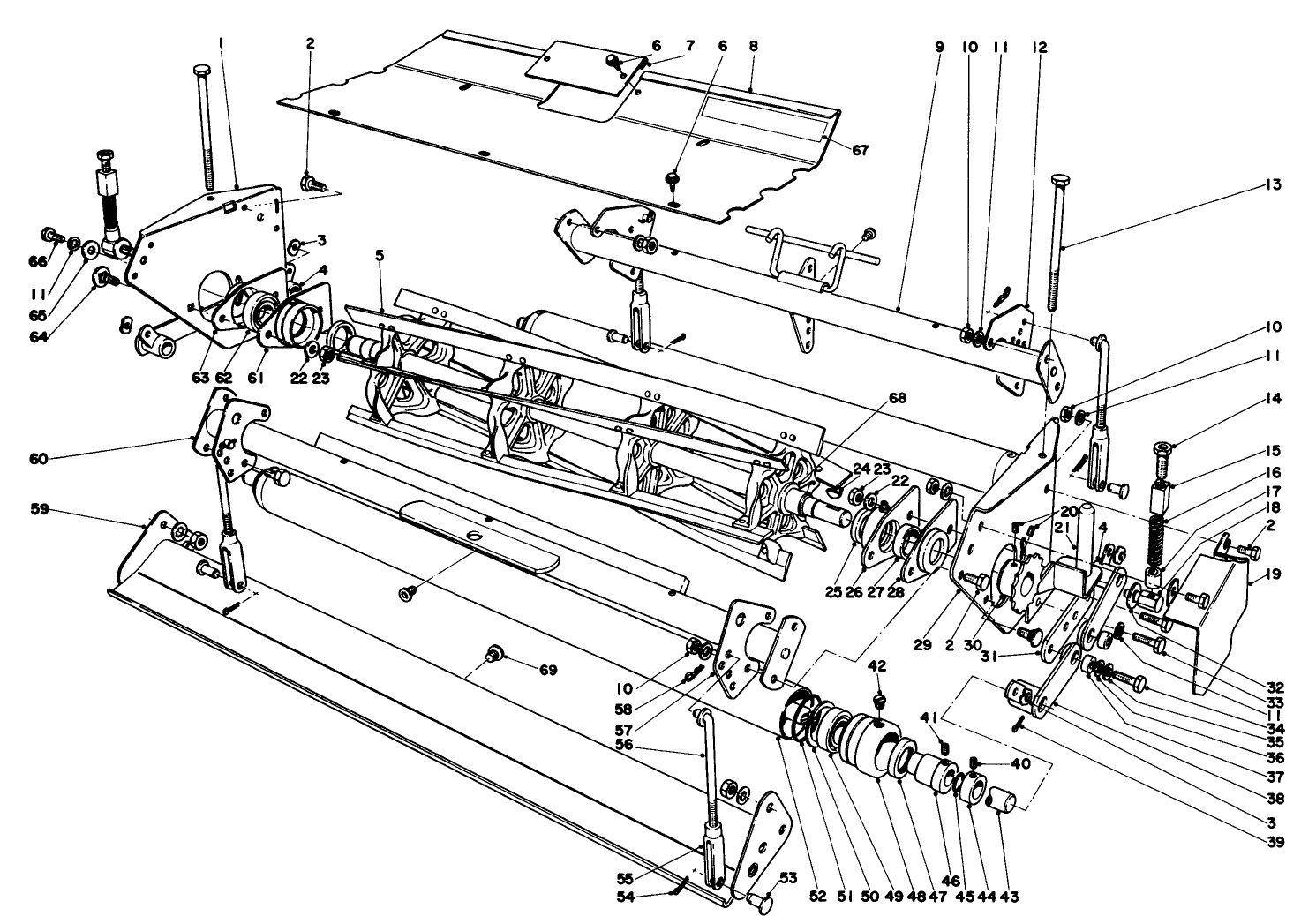Rear Cutting Unit Assembly