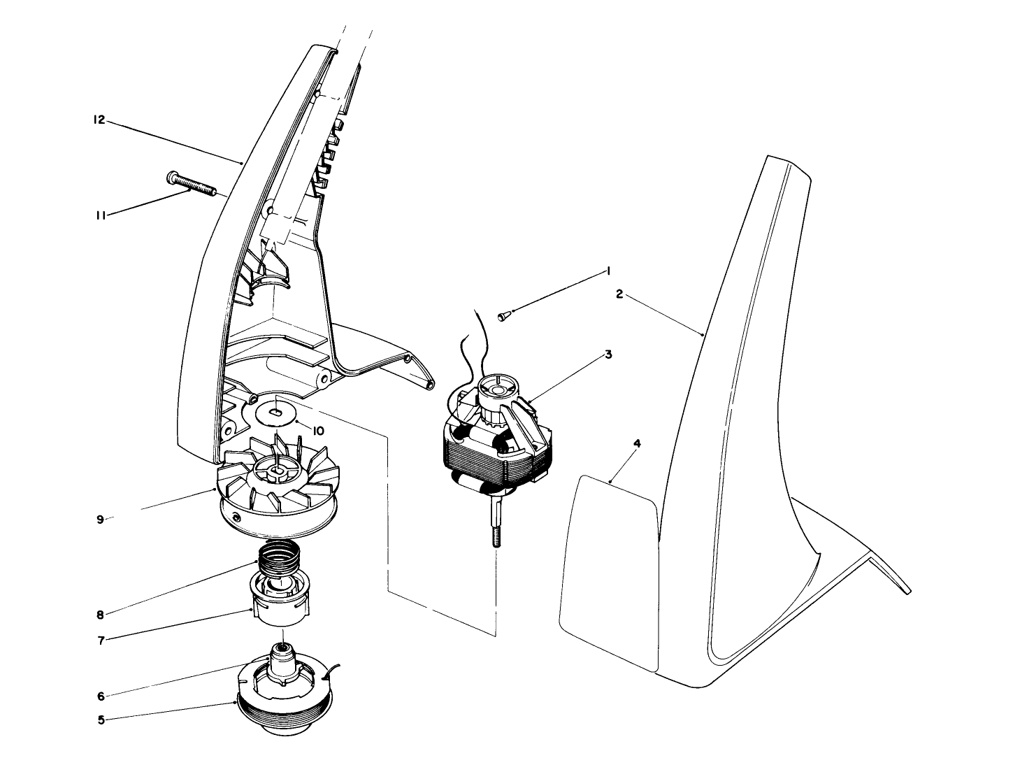 Motor And Housing Assembly