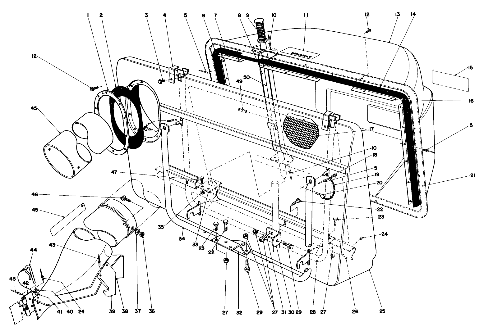Easy-Empty Grass Catcher Model 59111 (optional)