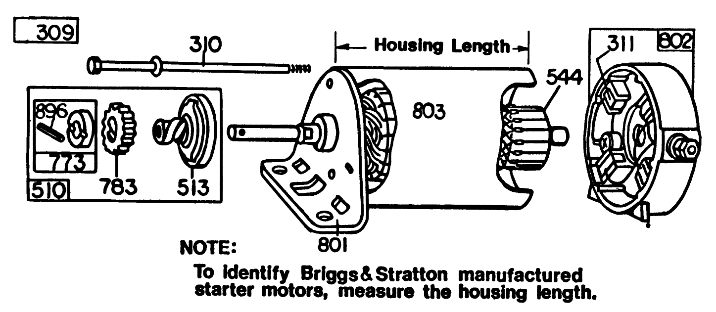 Engine Briggs & Stratton Model No. 191707-2132-01