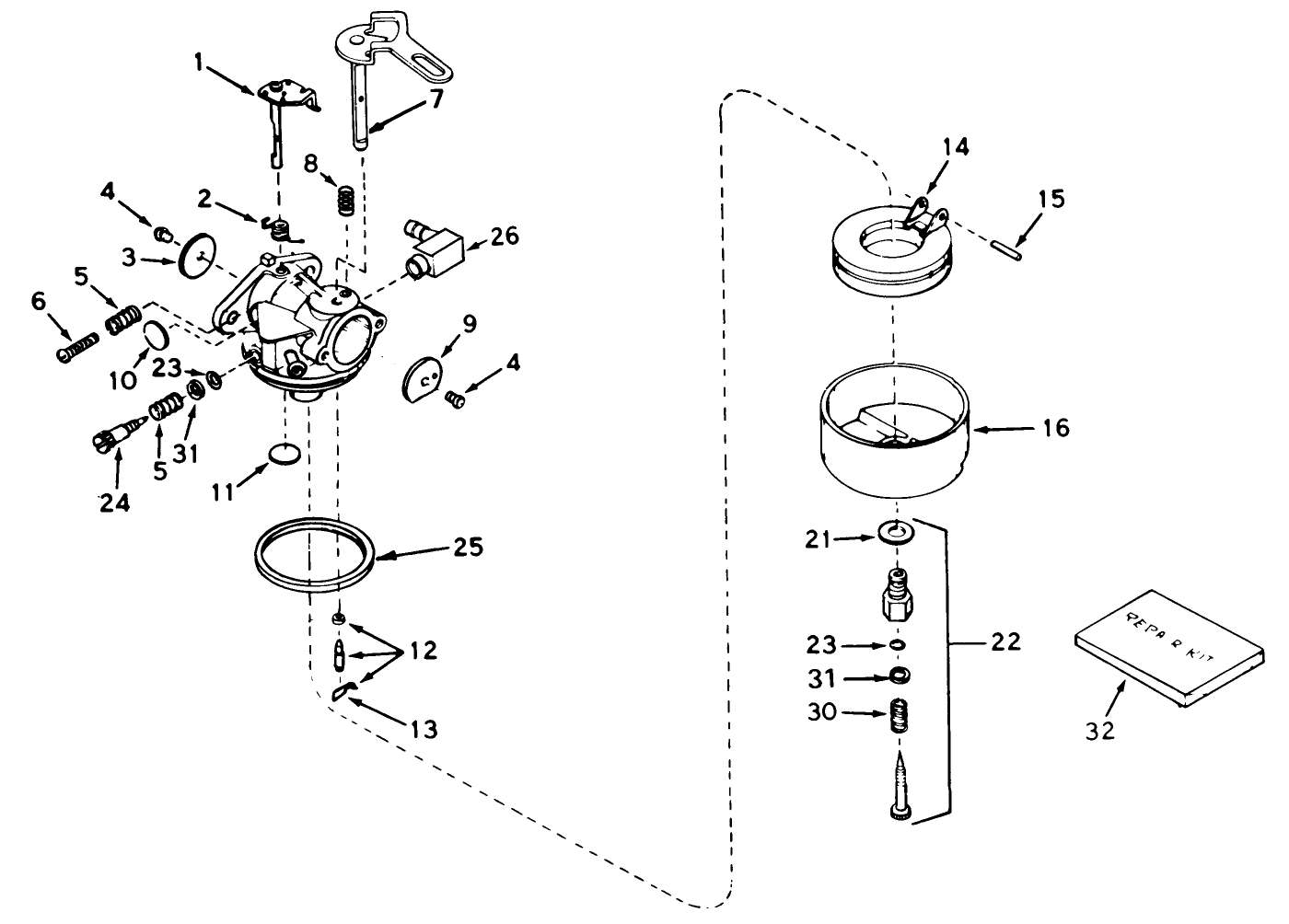 Carburetor No. 632107