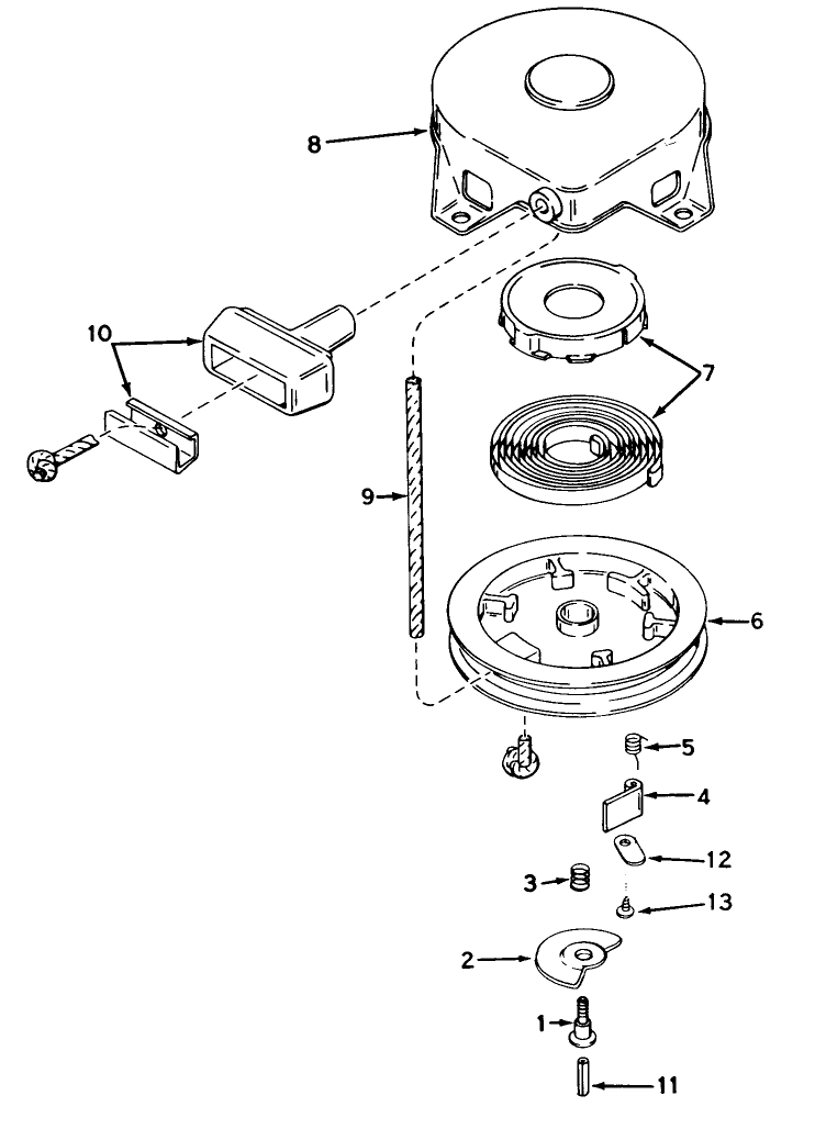 Rewind Starter No. 590473