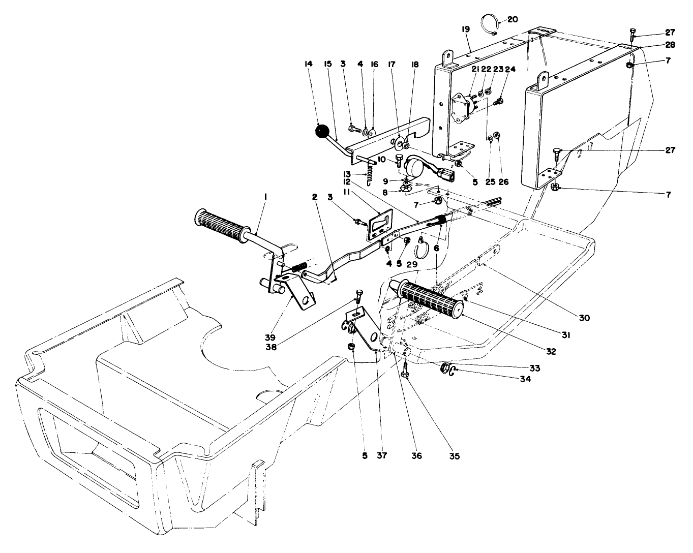 Brake & Clutch Pedal Assembly