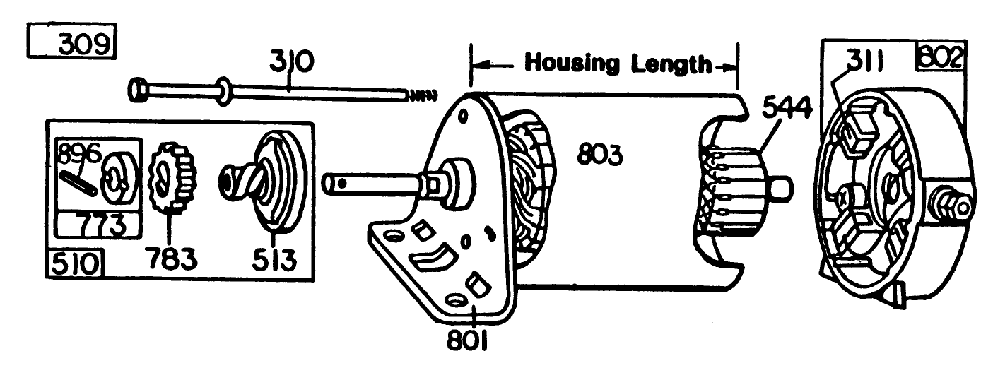 Briggs & Stratton Model 252707-0637-01 (model 57360) (continued)
