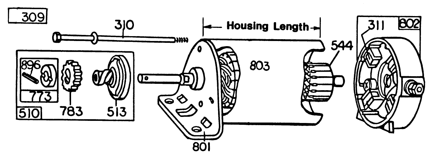 Briggs & Stratton Model 252707-0230-01 (model 57360) (continued)