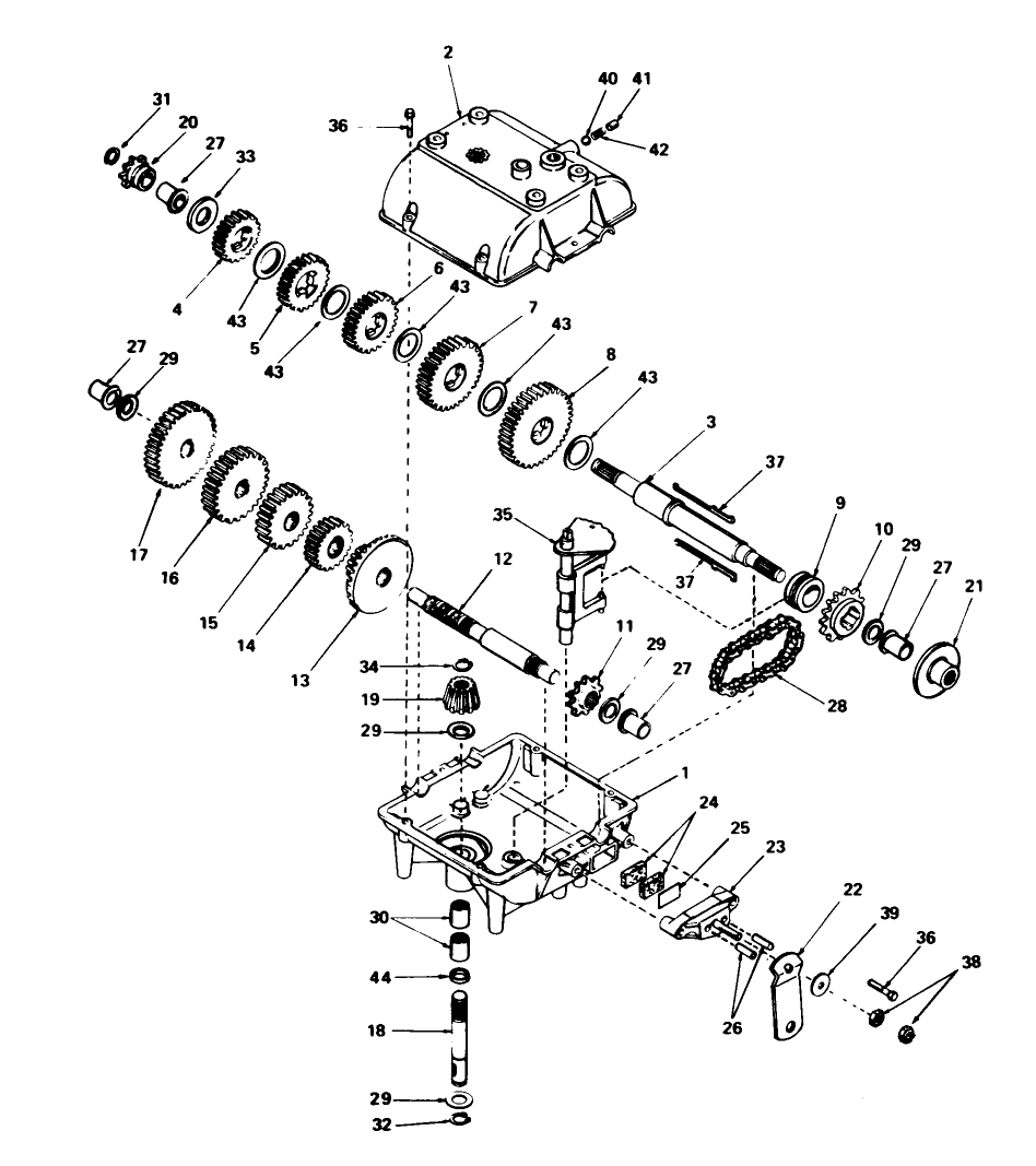 Transmission Assembly No. 44-7200