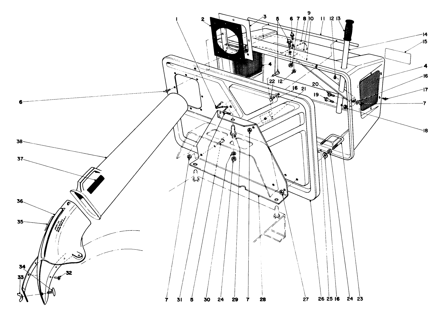 Easy-Empty Grass Catcher Model 59046 (optional) (continued)