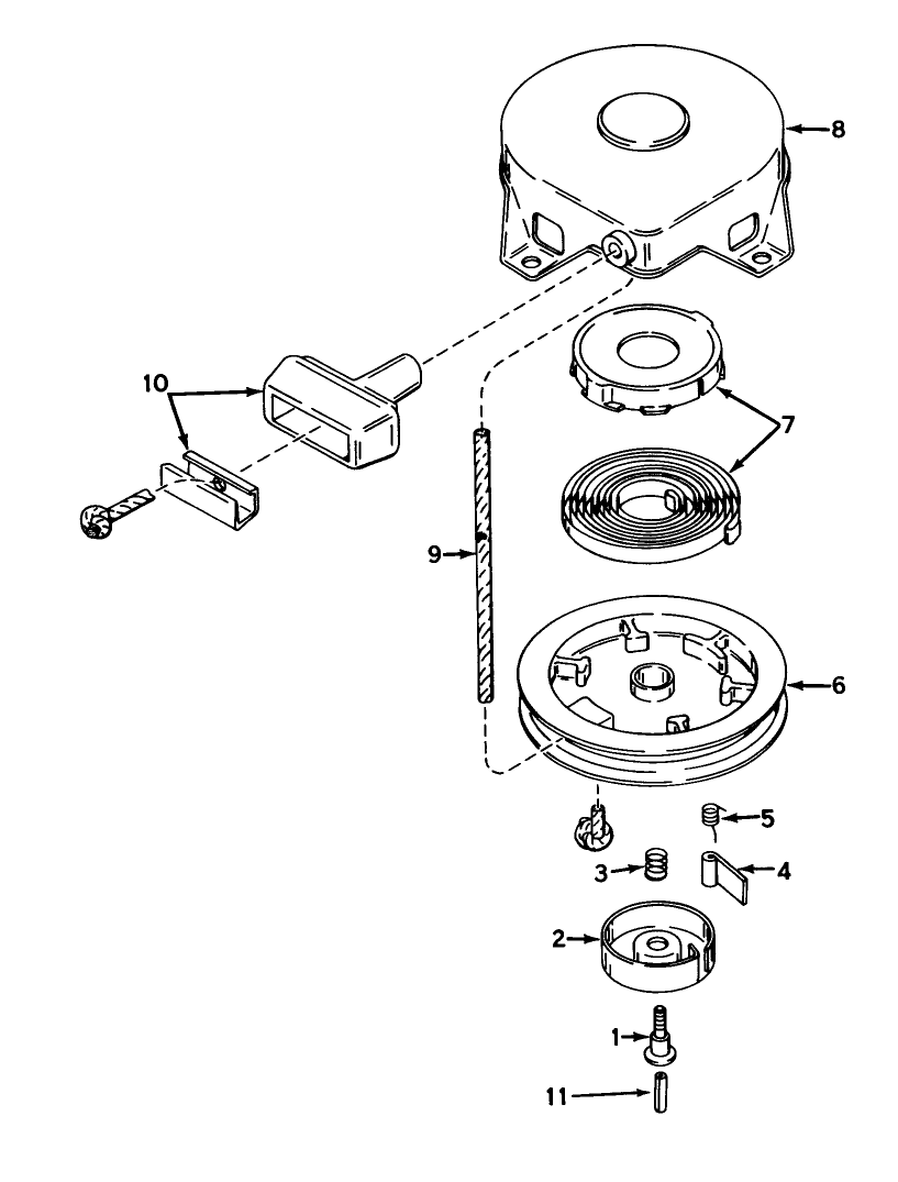 Rewind Starter No. 590420