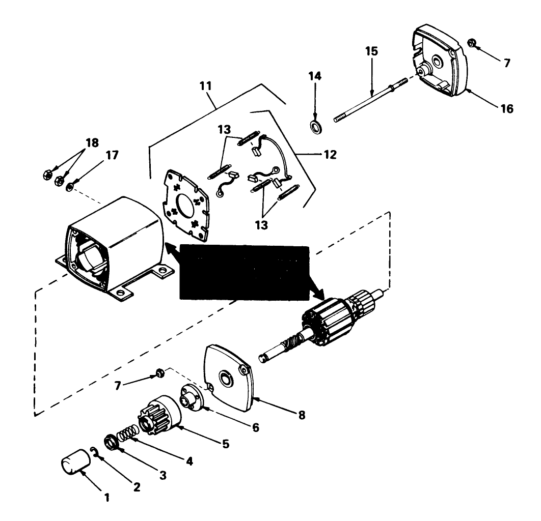 12 Volt Electric Starter No. 33606