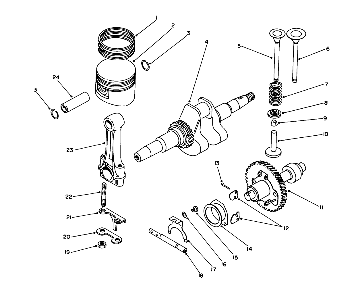Crankshaft & Camshaft Assembly