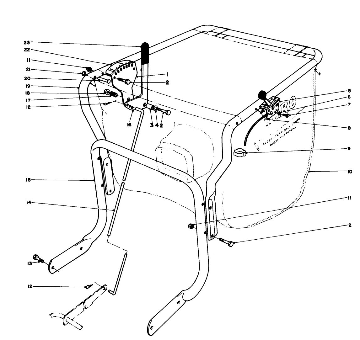 Controls And Handle Assembly (model 62912)