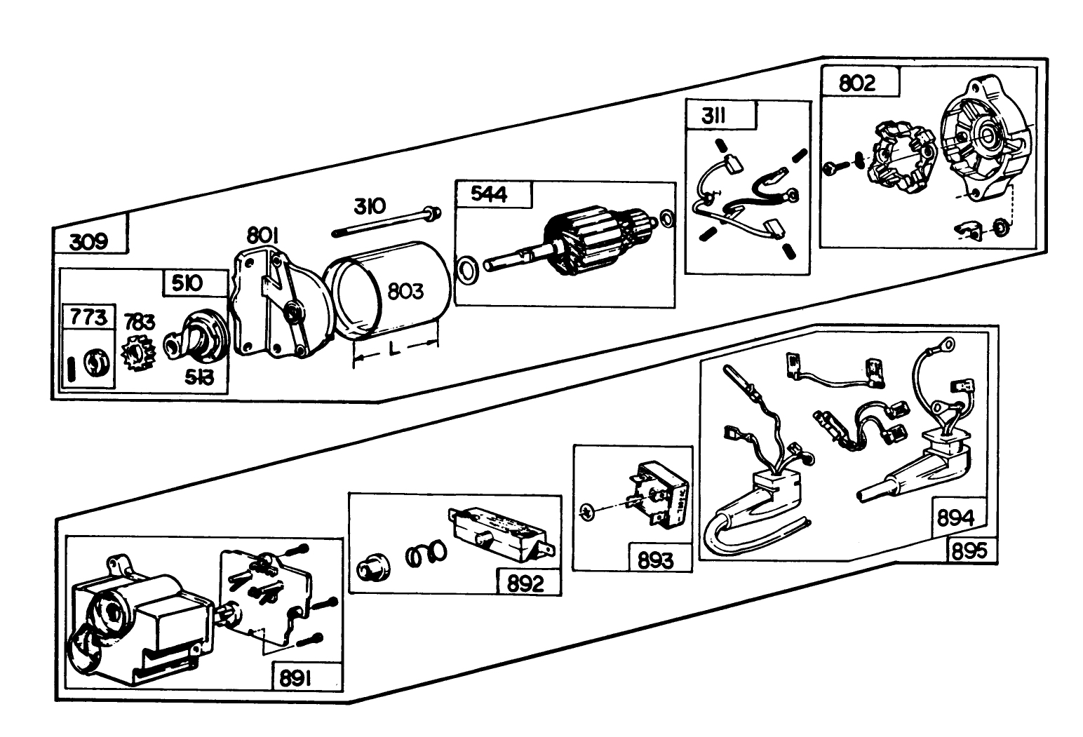 Starter Motor Kit Model No. 37-4630 (optional)