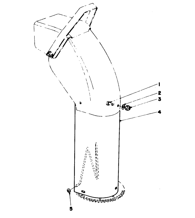 Chute Extension Kit 26-1100 (optional)
