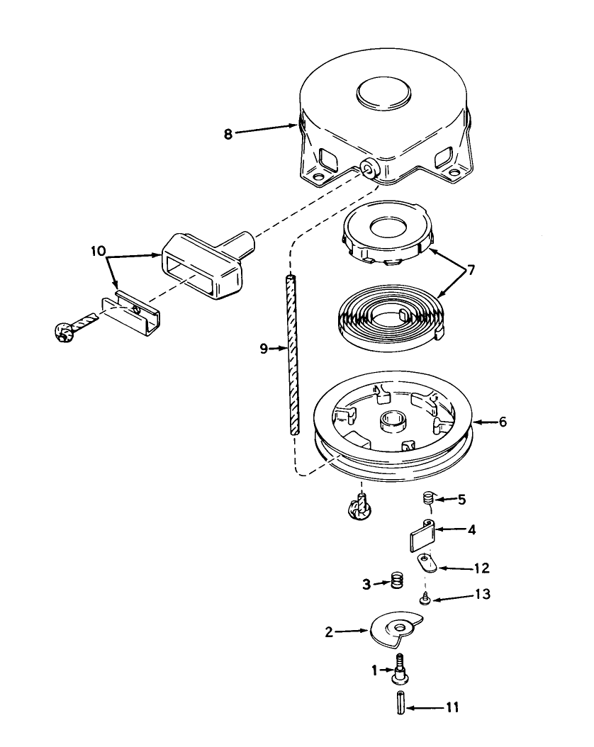 Rewind Starter No. 590473