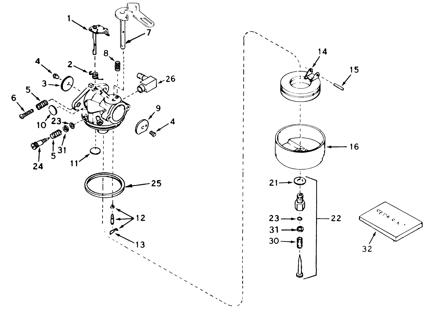 Carburetor No. 632107