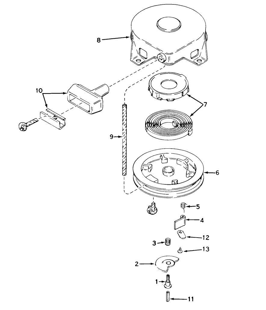 Rewind Starter No. 590473