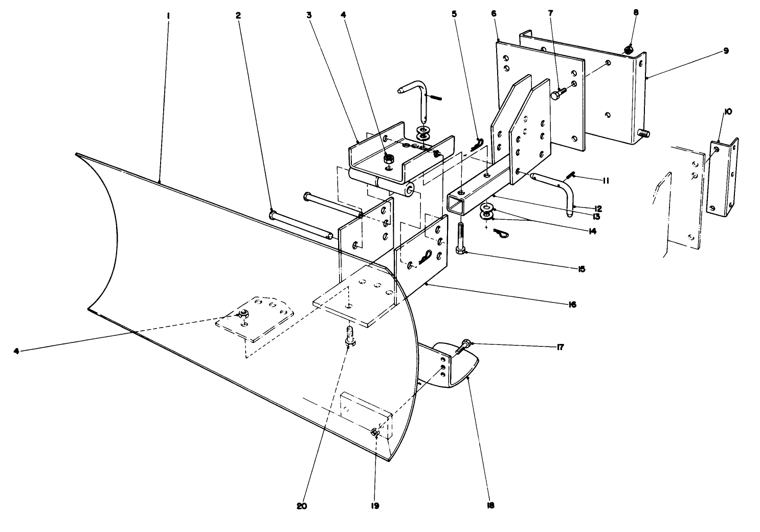 Grader Blade Assembly Model 59099