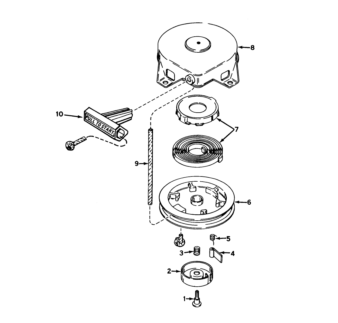 Rewind Starter No. 590537
