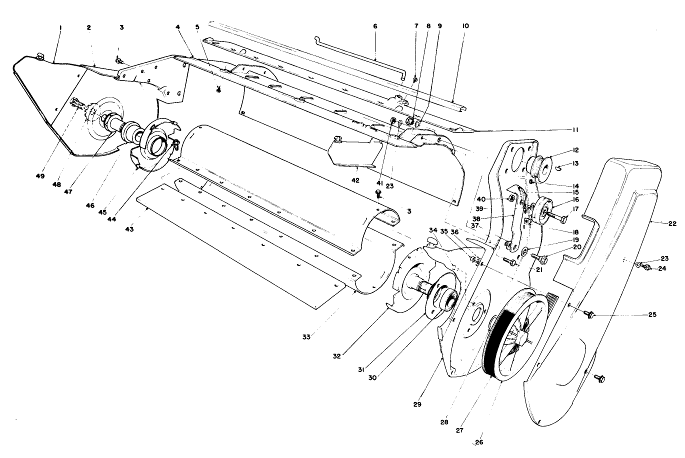 Lower Main Frame Assembly