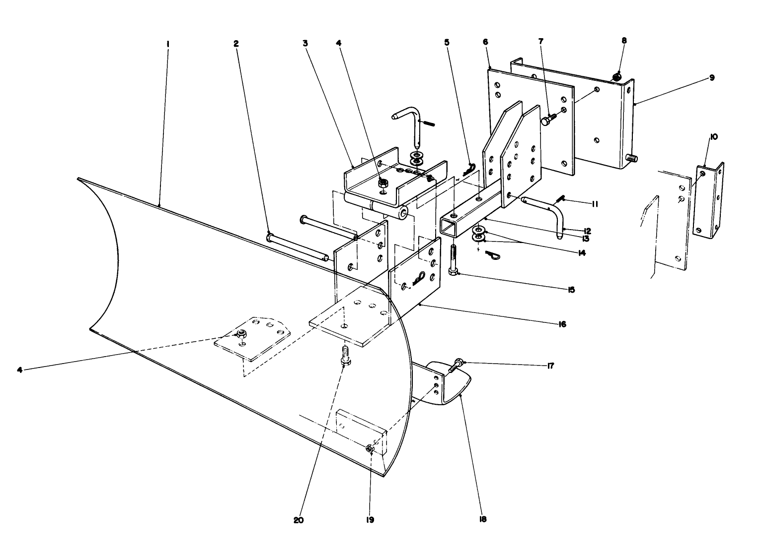 Grader Blade Assembly Model 59099 (optional)