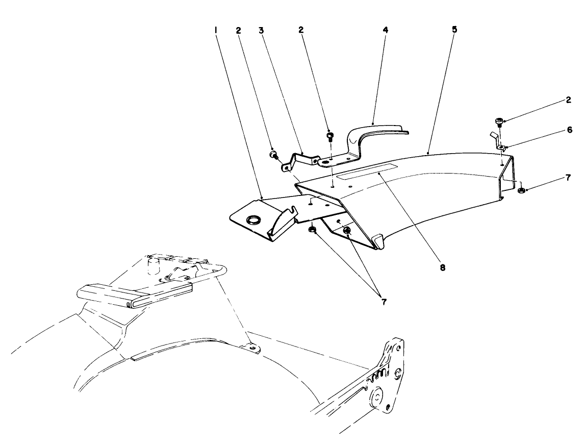 Side Discharge Chute Model No. 59108 (optional)
