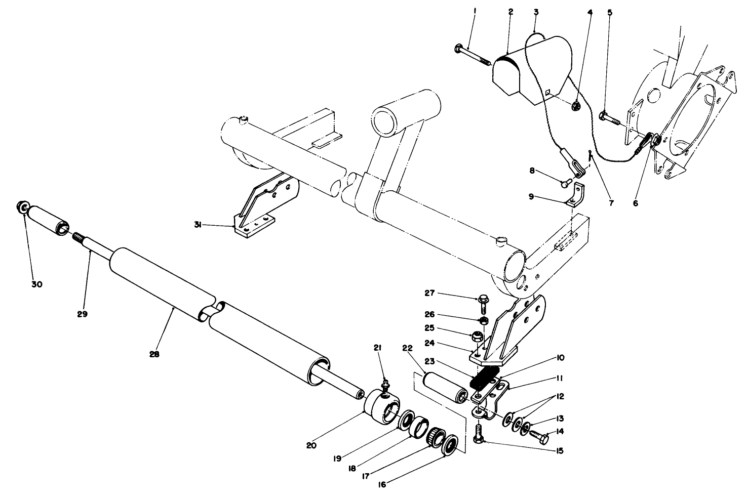 Front Roller Kit Model No. 03588 (optional)