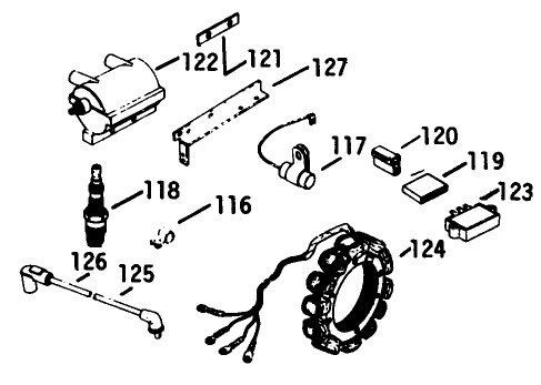 Engine Kohler Model No. K582qs Type No. Ps-36315 (continued) Ignition-Group 18