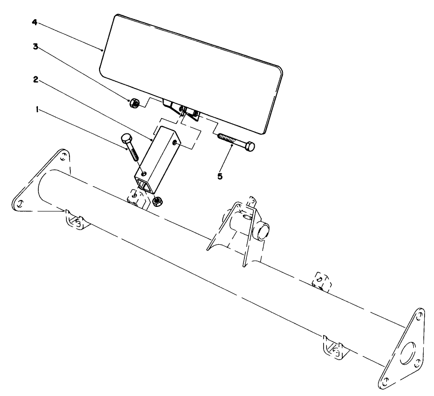 Grass Dispersion Shield Kit No. 47-5390 (optional) (11 Blade Reelmaster Model 01011 Only)